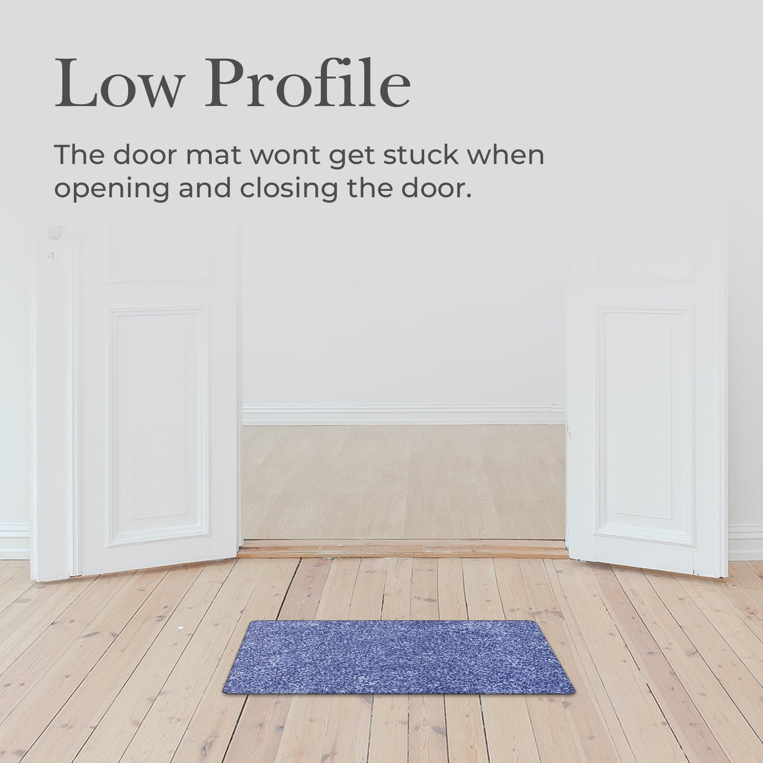 18x32 Entryway Rug Blue Door Mats Indoor Entrance, Non Slip Absorben –  Modern Rugs and Decor